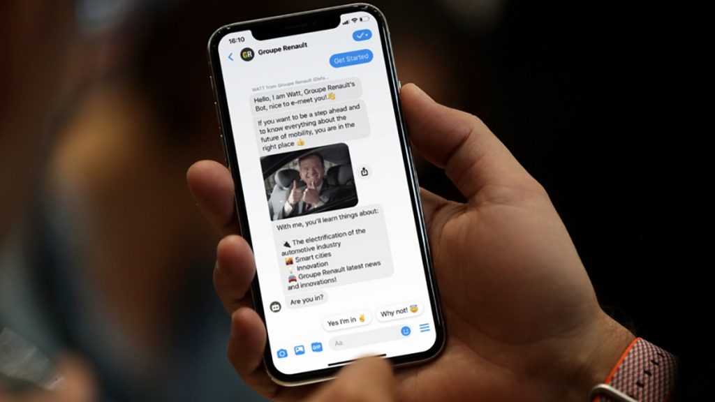 Le Groupe Renault lance, en partenariat avec Jam, « WATT » son chatbot dédié à la mobilité du futur